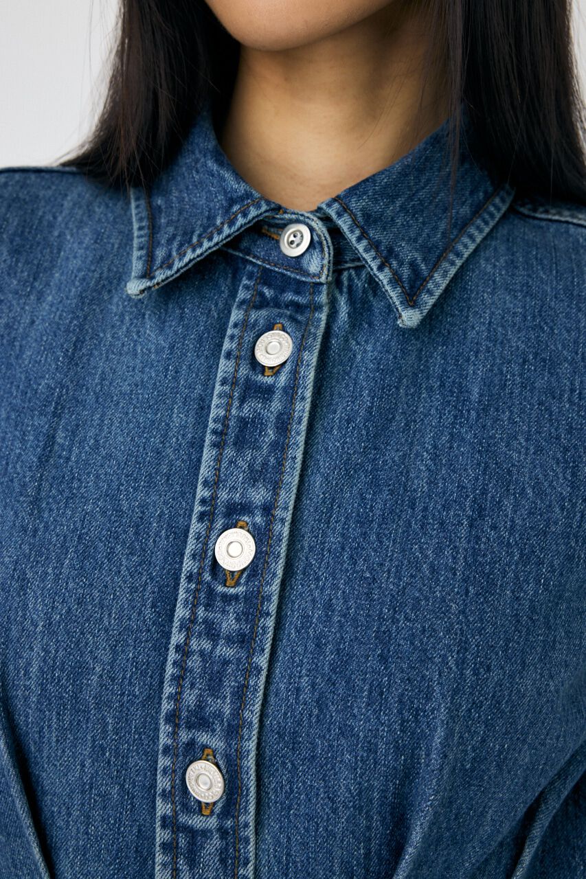 MOUSSY「WAIST TUCK ミニドレス」|ワンピース|