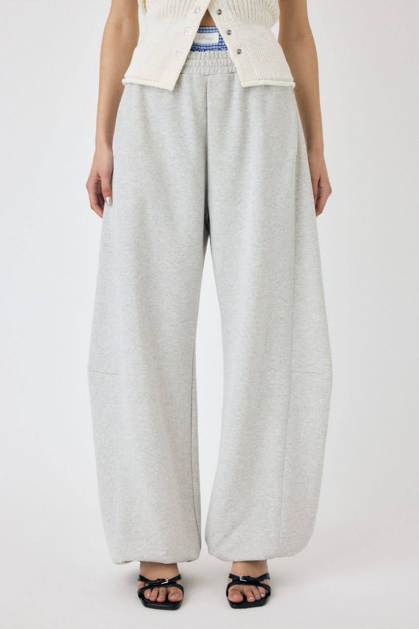 MOUSSY「CURVE LINE スウェットパンツ」|その他|T.GRY