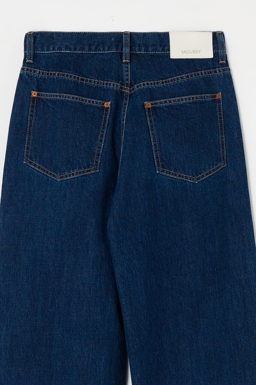 MOUSSY「TUCK WIDE ストレートデニム」|デニム|
