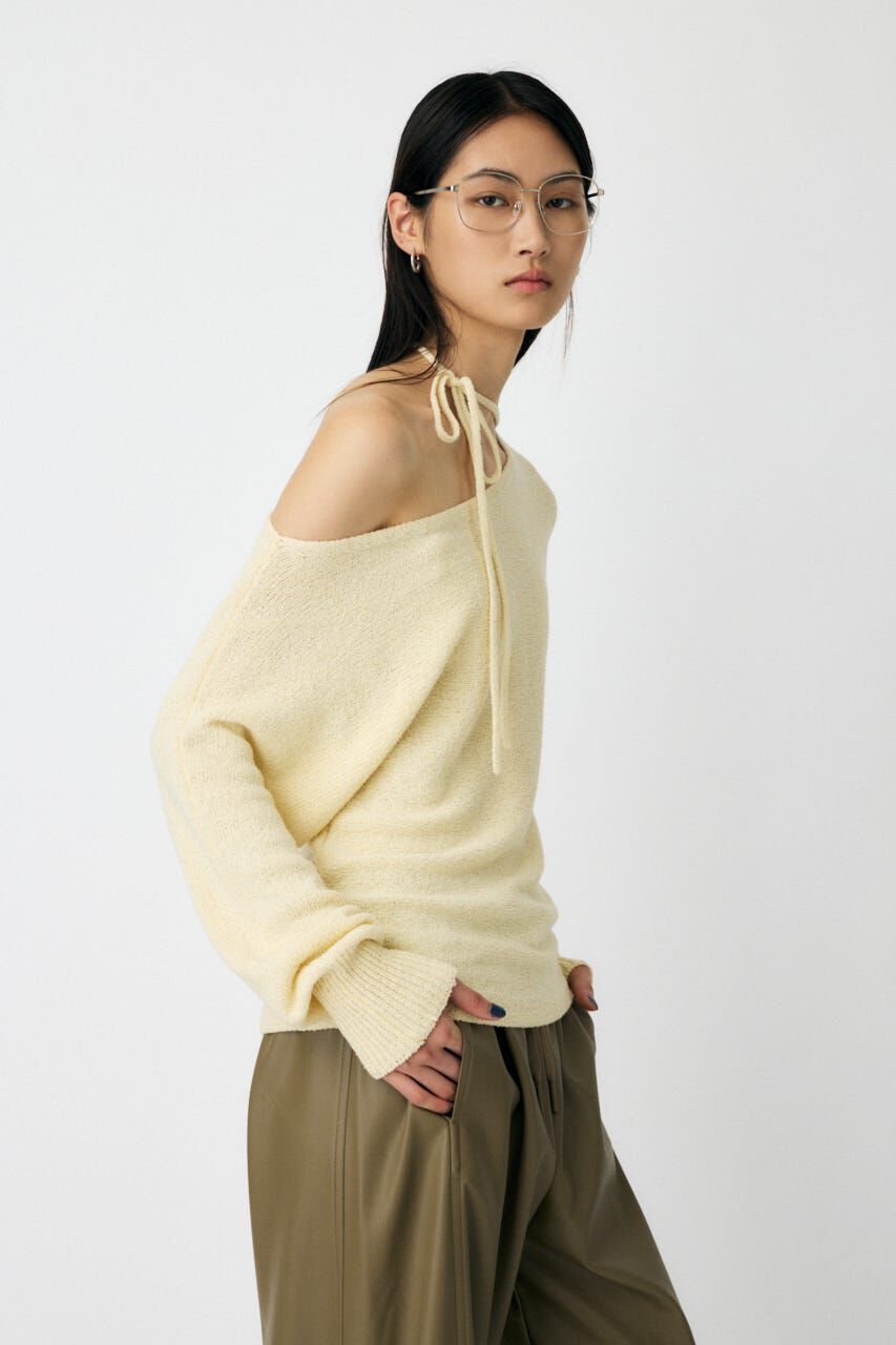MOUSSY「ONE SHOULDER ニットトップス」|ニット・セーター|