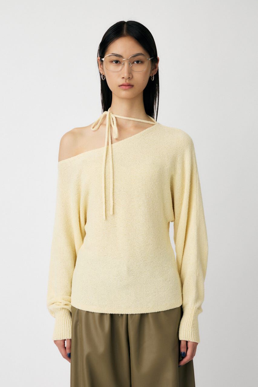 MOUSSY「ONE SHOULDER ニットトップス」|ニット・セーター|