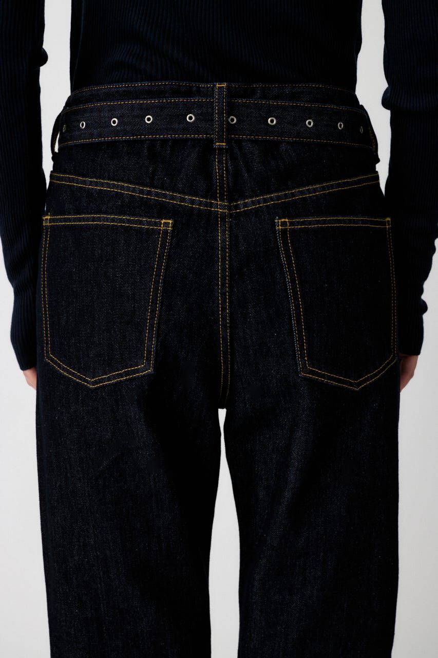 MOUSSY「LOW SLUNG ブーツカットパンツ」|デニム|