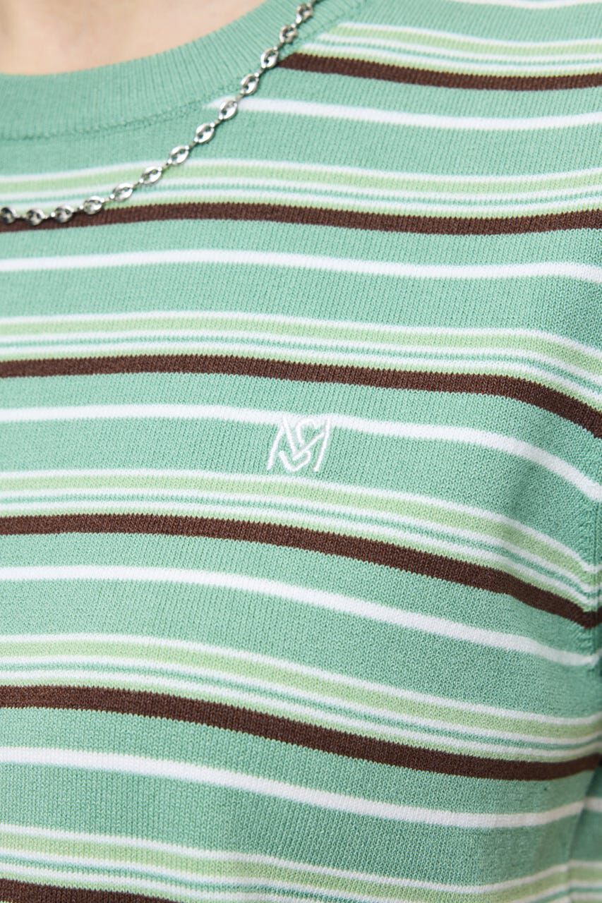 MOUSSY「MULTI BORDER BABY ティ」|ニット・セーター|