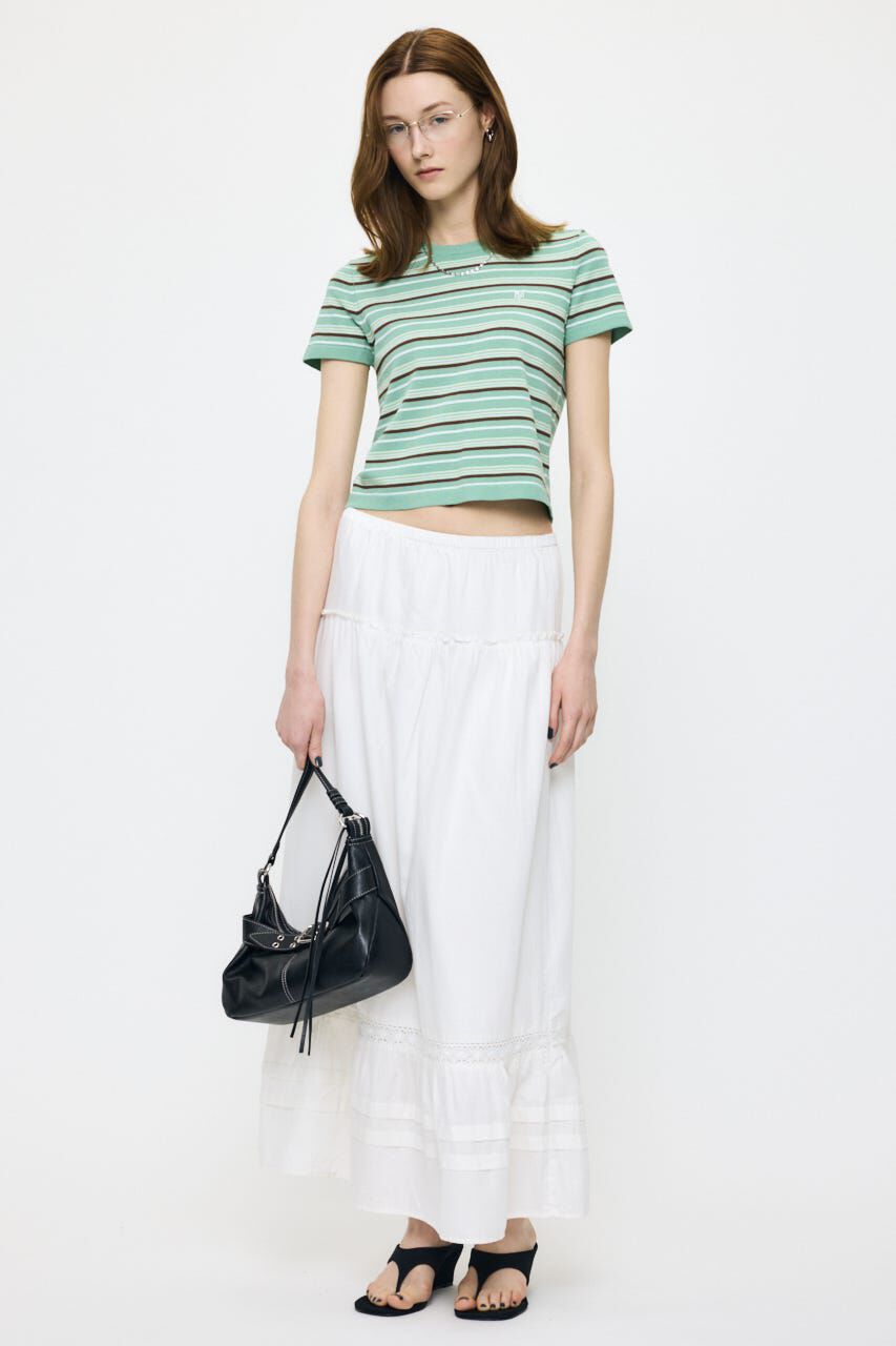 MOUSSY「MULTI BORDER BABY ティ」|ニット・セーター|