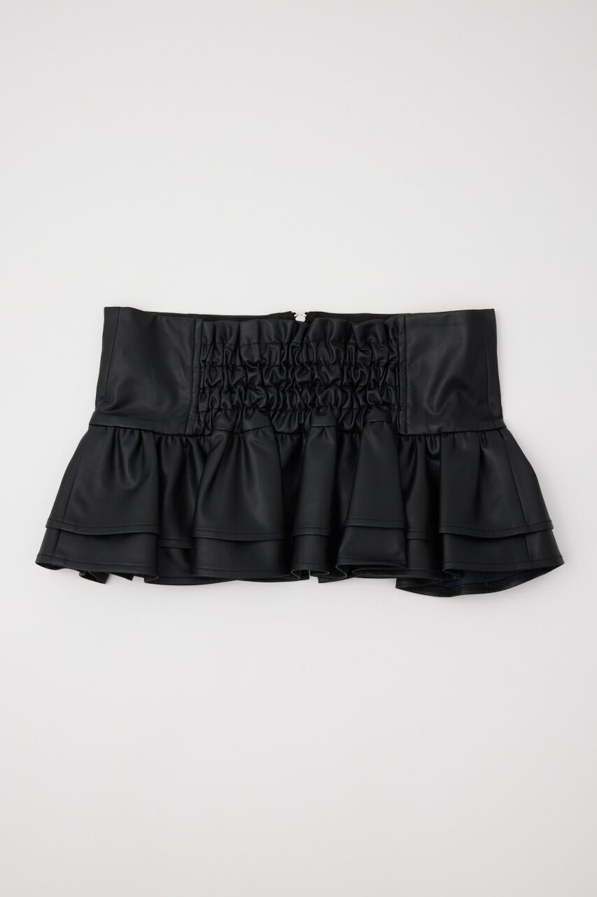 rienda「フェイクレザーコルセット」|ベルト|