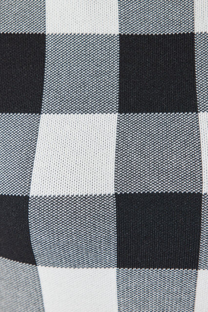 rienda「フェイクパールショルダージャガードニットワンピース」|ワンピース|