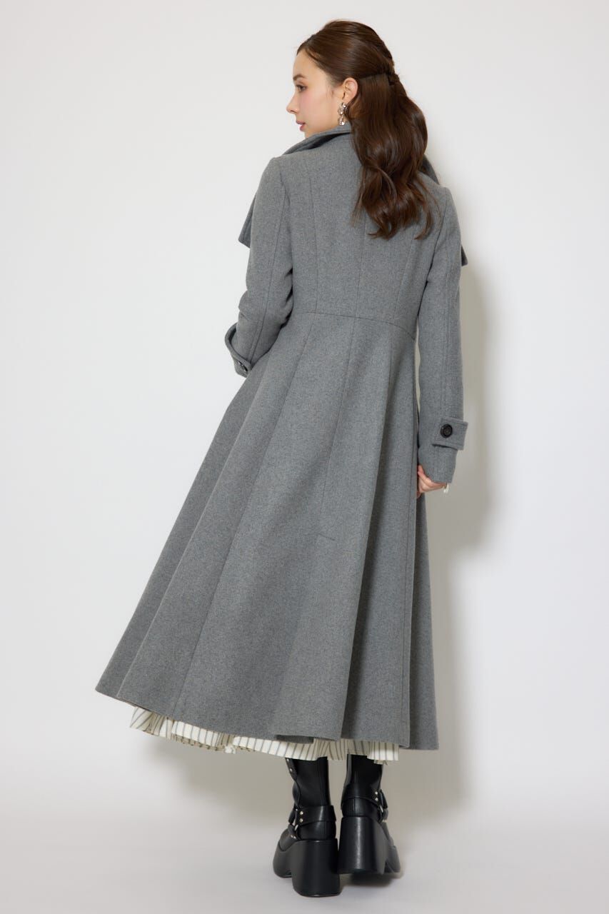 rienda「25オーバーネックシンデレララインコート」|その他|