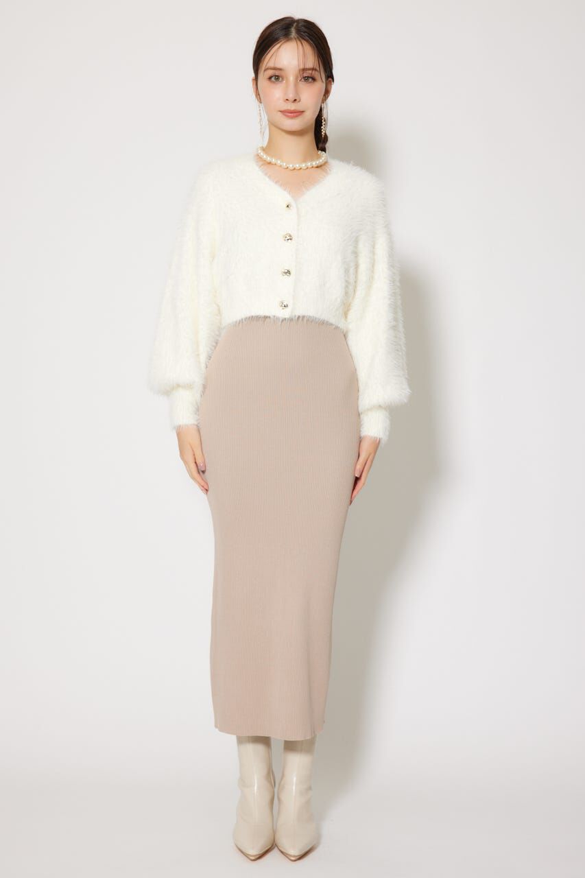 rienda「シャギーカーデセットワンピース」|ワンピース|