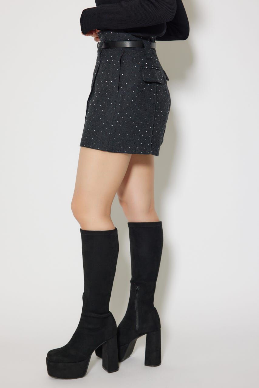 rienda「ベルト付きピンタックショートパンツ」|その他|