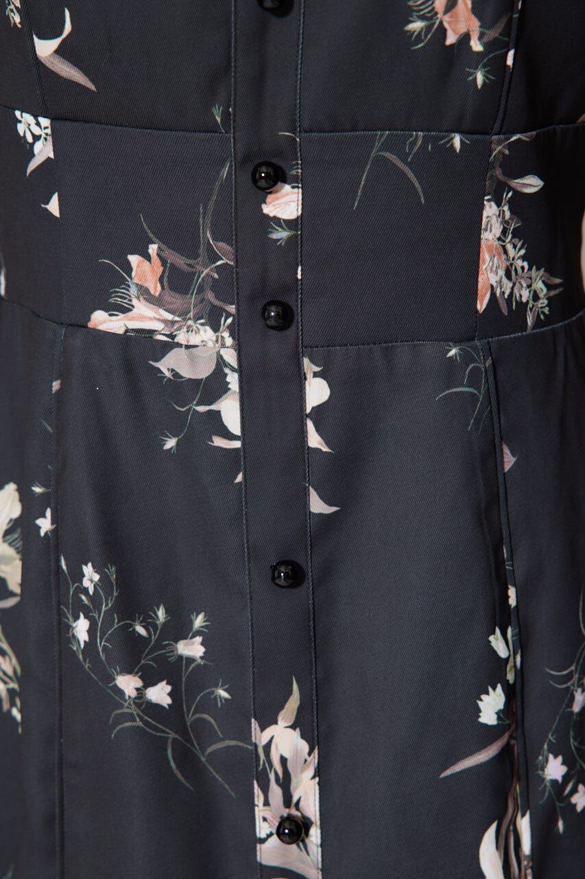 rienda「ビスチェパターンアシンンメトリーマーメイドワンピース」|ワンピース|