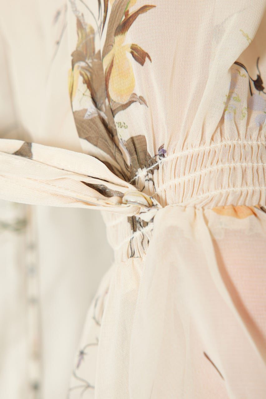 rienda「ビスチェパターンアシンンメトリーマーメイドワンピース」|ワンピース|