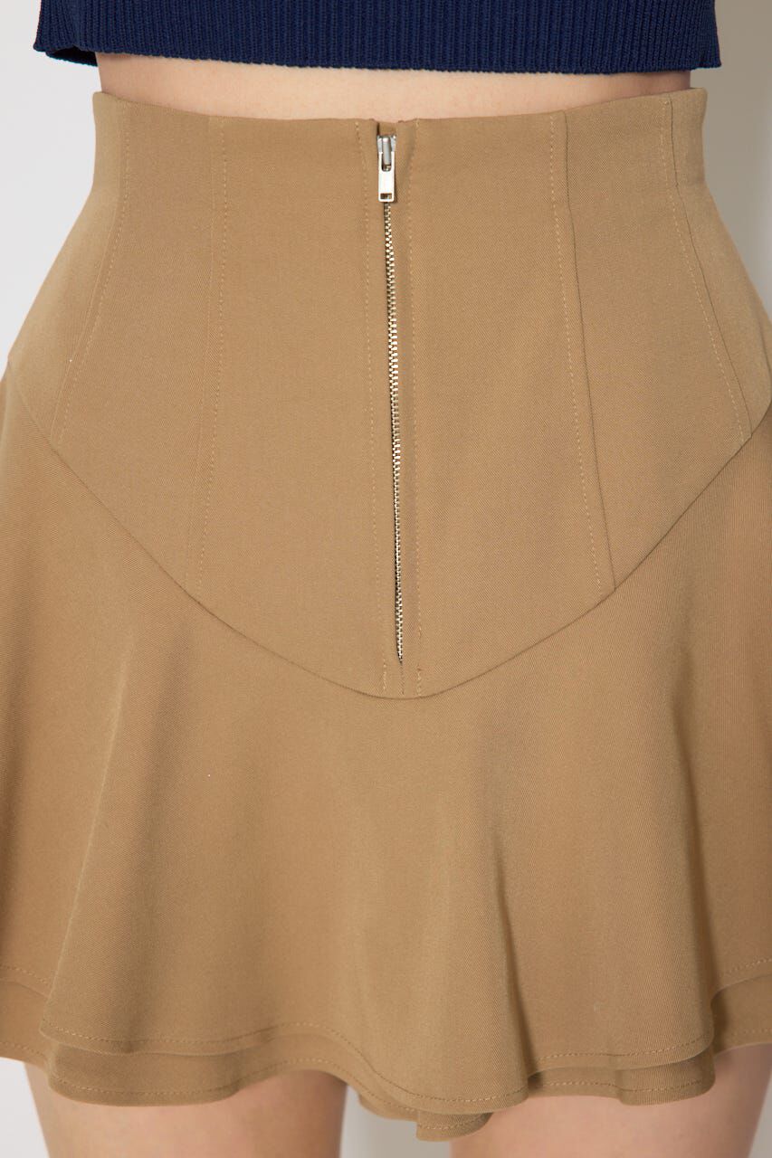 rienda「レイヤードヘムコルセットスコートショートパンツ」|その他|