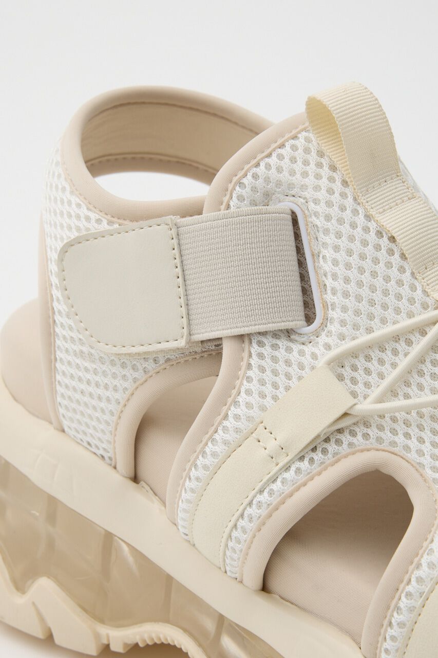 RODEO CROWNS「クリアソール ボリュームサンダル」|サンダル|