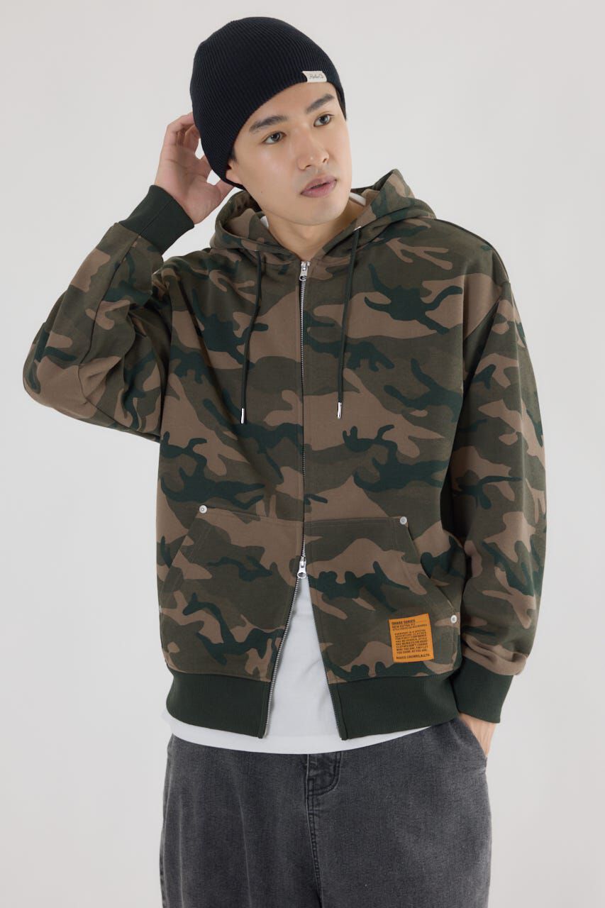 RODEO CROWNS「SHARE PATTERN Wジップ パーカー」|パーカー|