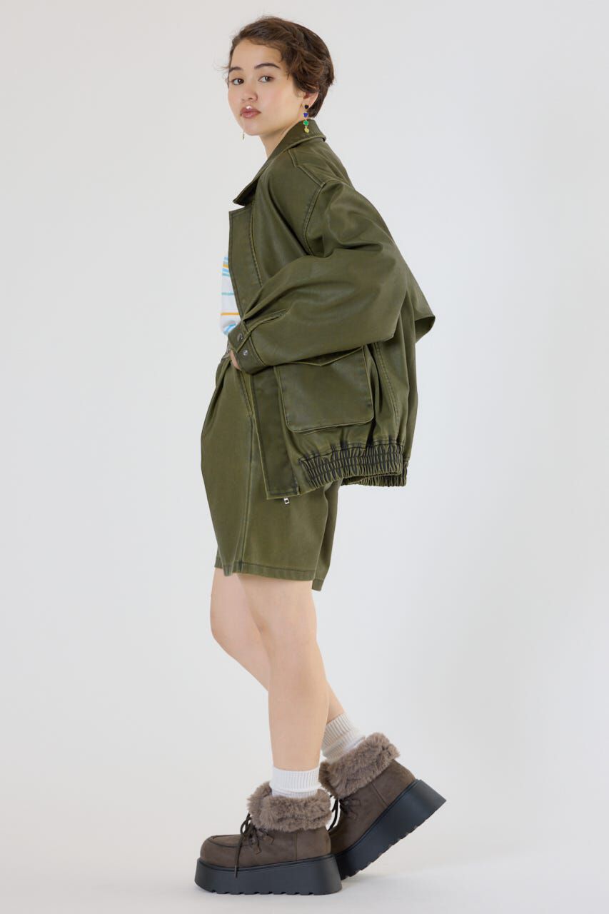 RODEO CROWNS「ヴィンテージフェイクレザーブルゾン」|その他|