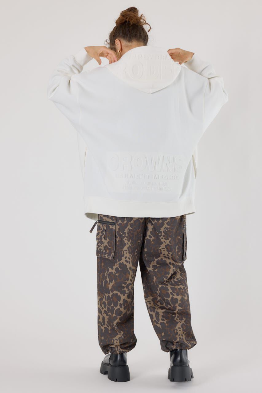 RODEO CROWNS「エンボスBIG ZIPパーカー」|パーカー|