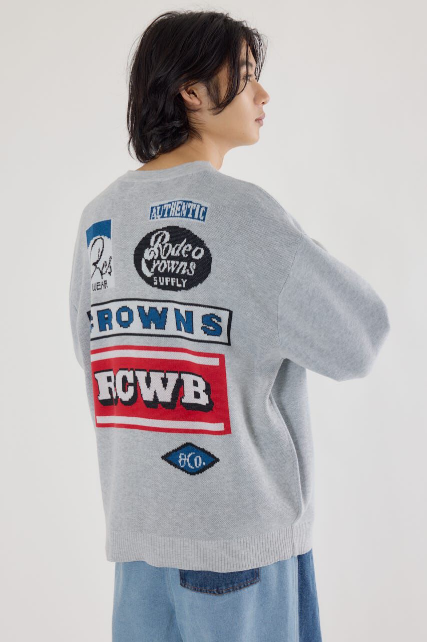 RODEO CROWNS「SIGNSニットカーディガン」|カーディガン|L/T.GRY1