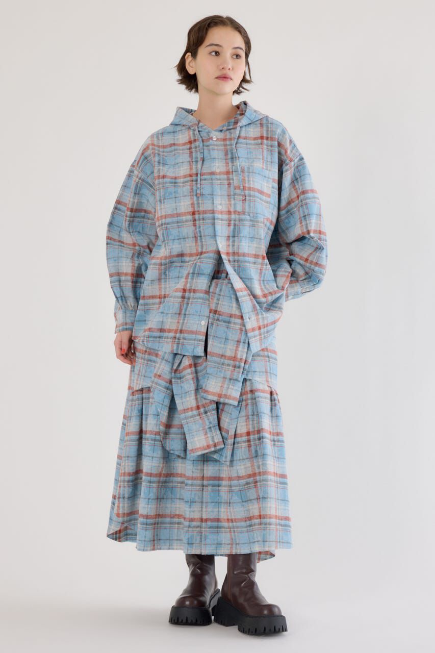 RODEO CROWNS「ヴィンテージチェックシャツスカート」|スカート|