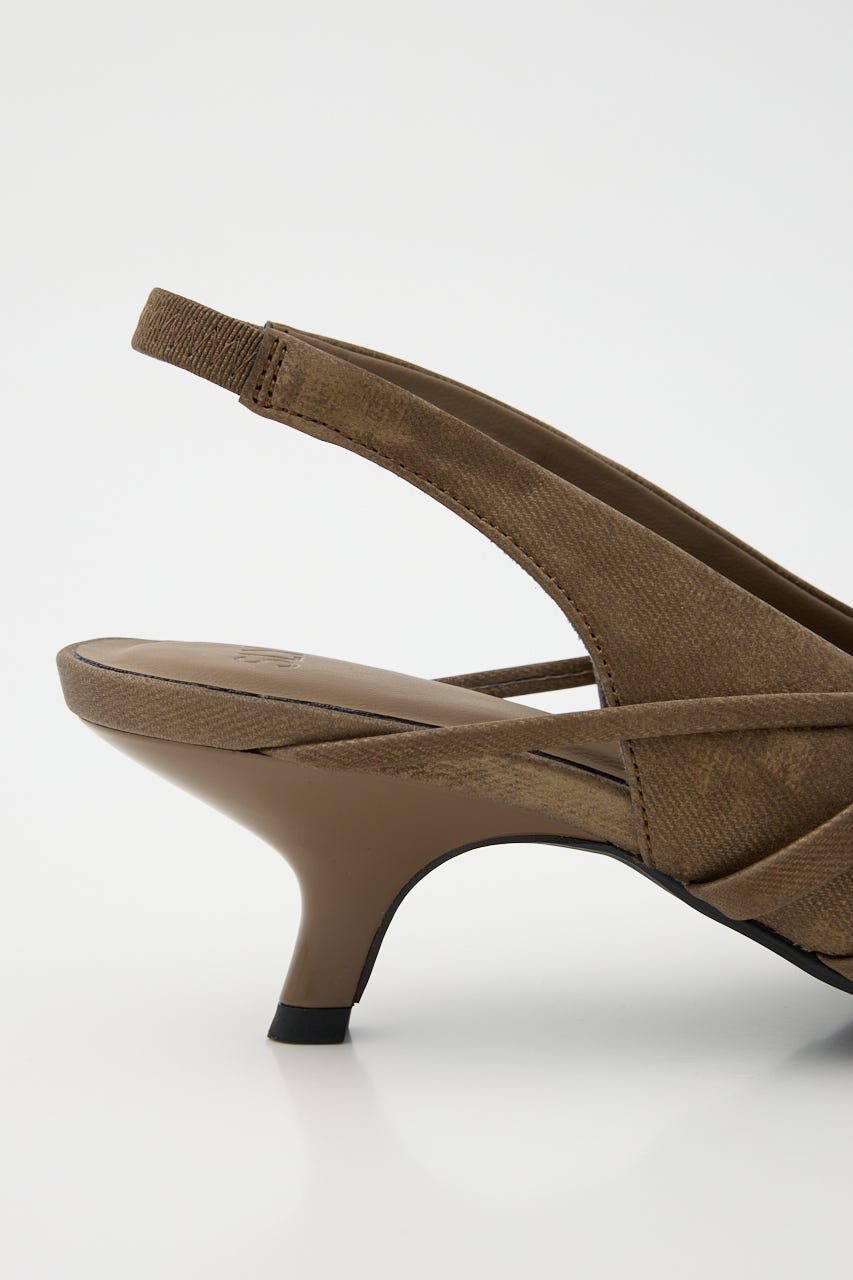 SLY「SLING BACK RIBBON ミュール」|サンダル|