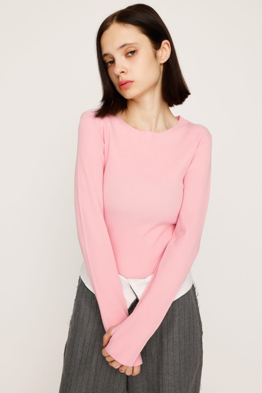 SLY「BASIC HG RIB トップス」|ニット・セーター|
