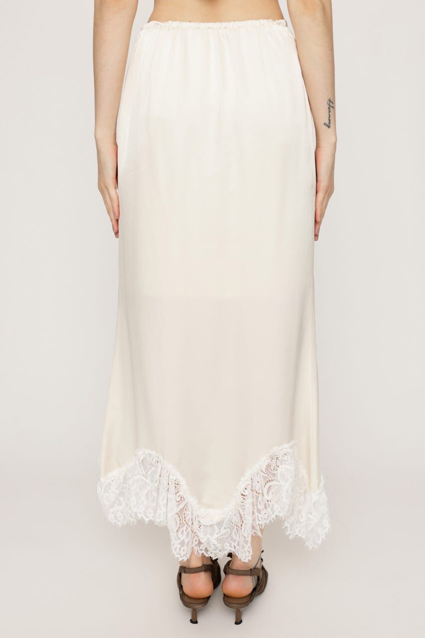 SLY「LACE SATIN ロングスカート」|スカート|