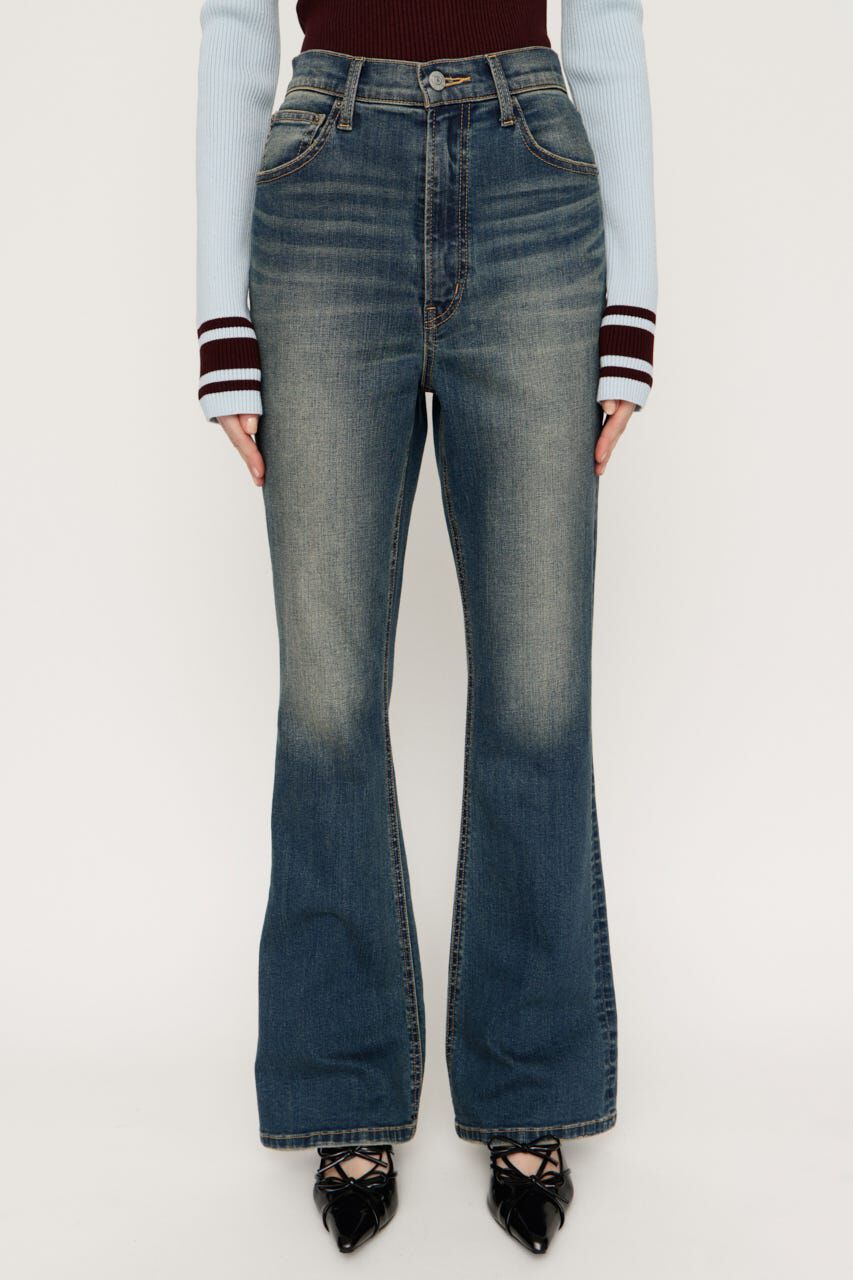 SLY「HW FLARE PT-C WITH ROICA（R）EF」|デニム|