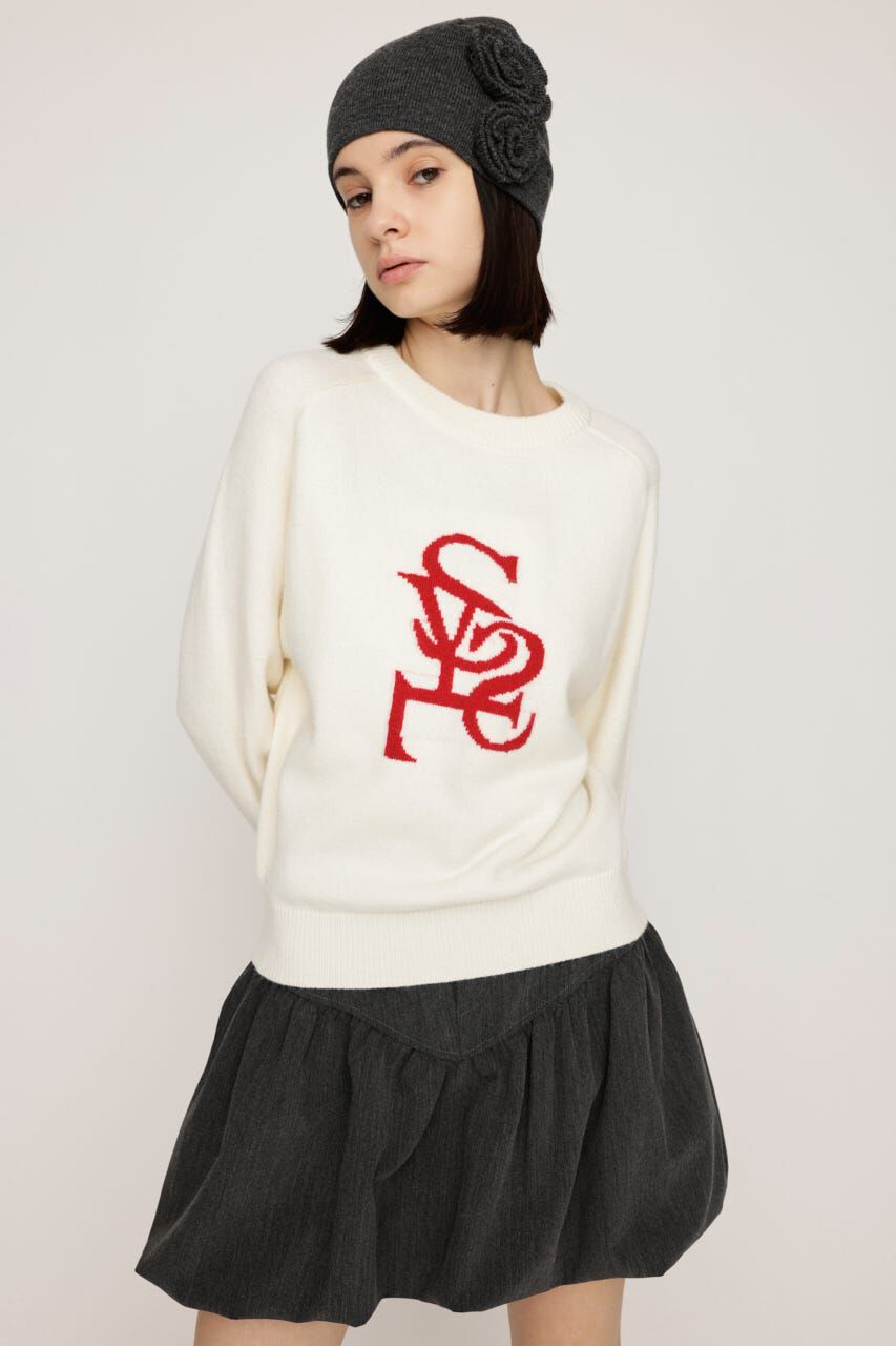 SLY「LOGO JQ KNIT トップス」|ニット・セーター|