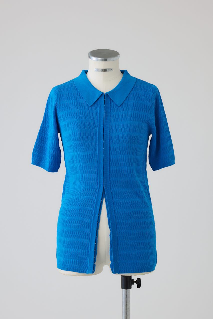 RIM.ARK 「Hook design fit tops」|ニット・セーター|BLU