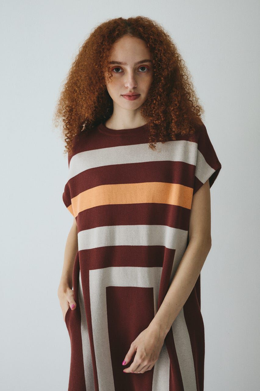 HeRIN.CYE「Square knit  one piece」|ワンピース|