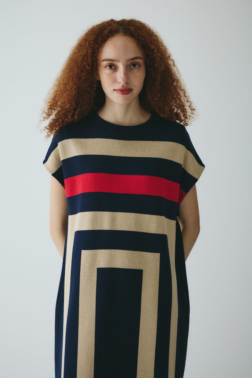 HeRIN.CYE「Square knit  one piece」|ワンピース|