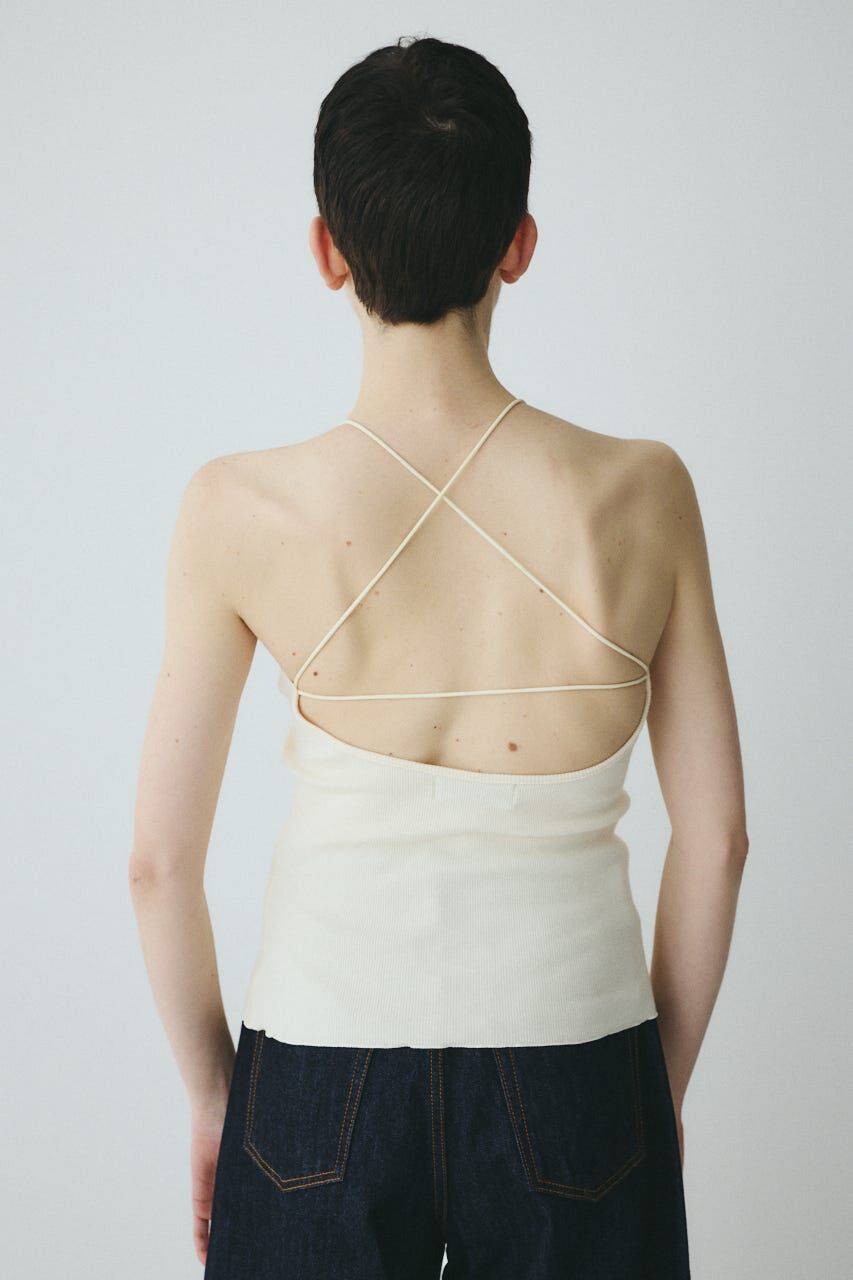 HeRIN.CYE「Bi color cord camisole」|キャミソール|