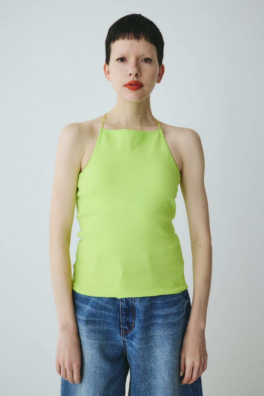 HeRIN.CYE「Bi color cord camisole」|キャミソール|LIME