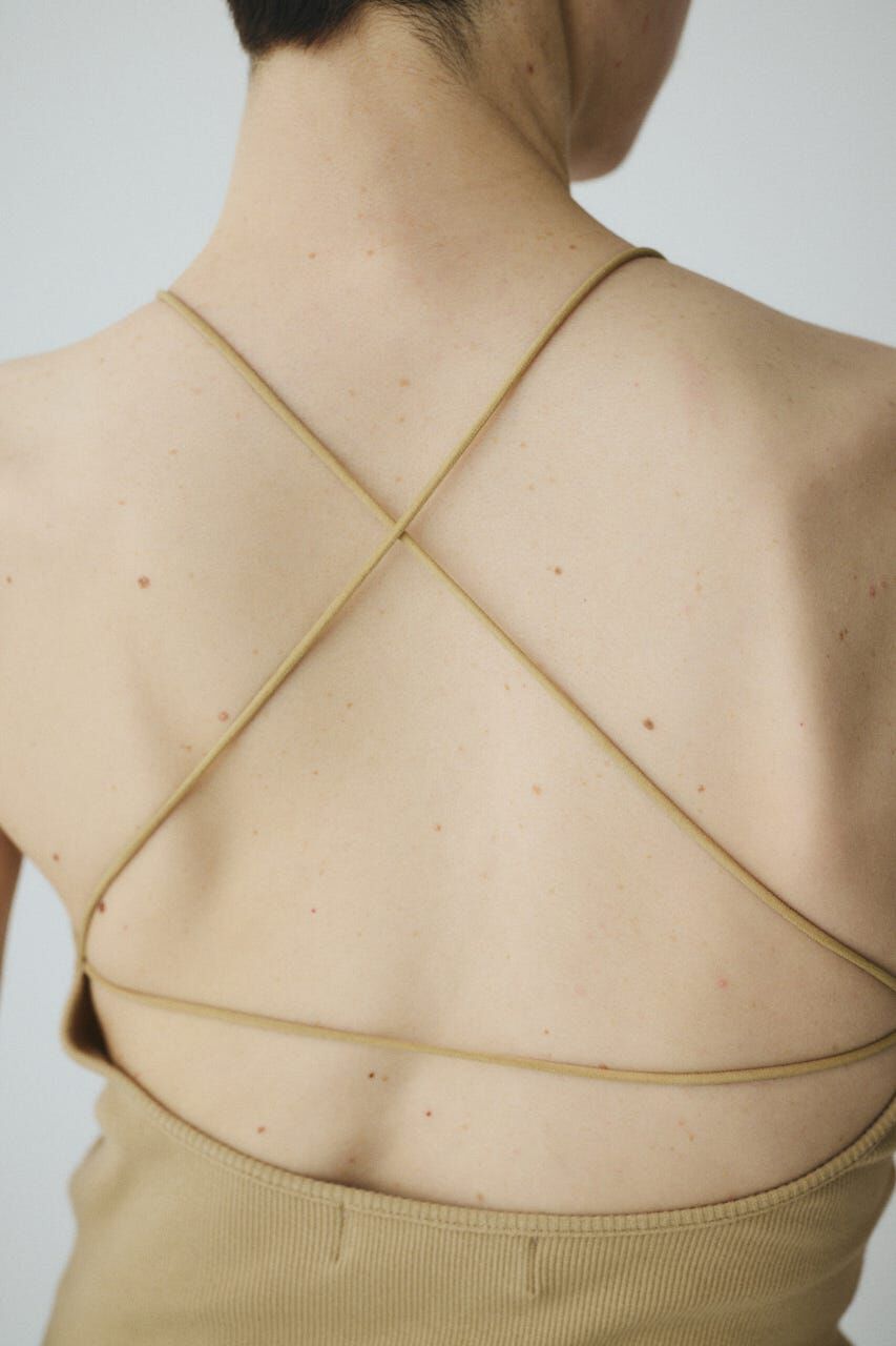 HeRIN.CYE「Bi color cord camisole」|キャミソール|