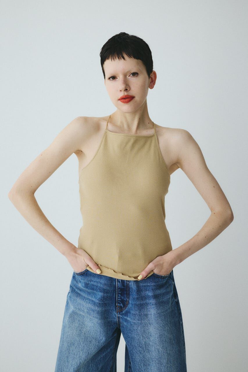 HeRIN.CYE「Bi color cord camisole」|キャミソール|