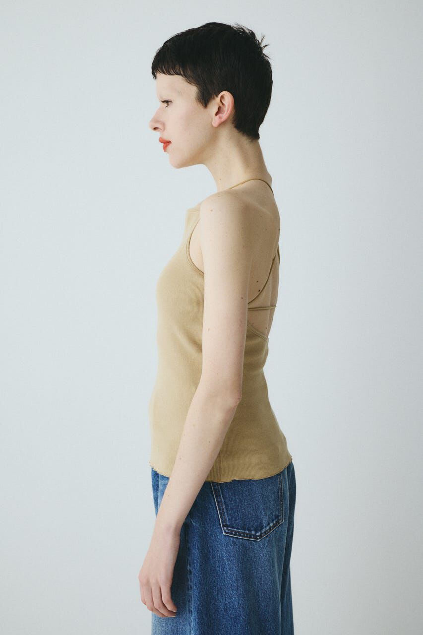 HeRIN.CYE「Bi color cord camisole」|キャミソール|