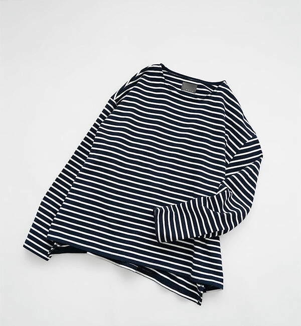 オローネ「サブリナボーダーロングスリーブ」|Tシャツ・カットソー|