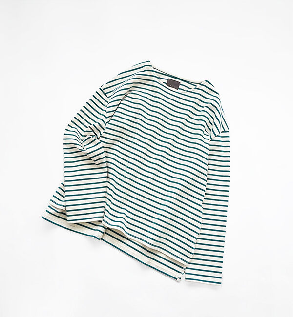 オローネ「サブリナボーダーロングスリーブ」|Tシャツ・カットソー|