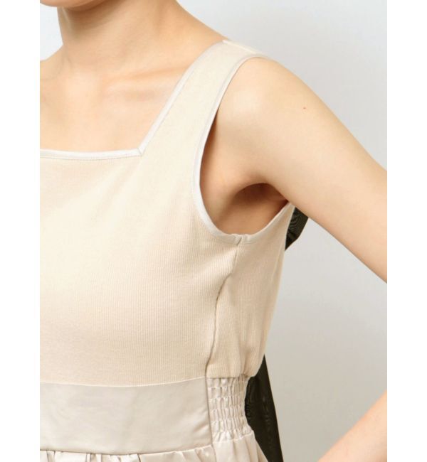 CALNAMUR「BACK RIBBON PEPLUM TOPS/バックリボンペプラムトップス」|Tシャツ・カットソー|