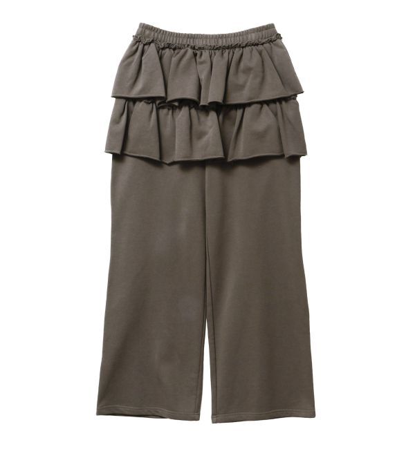 CALNAMUR「スカートレイヤードスウェットパンツ」|その他|