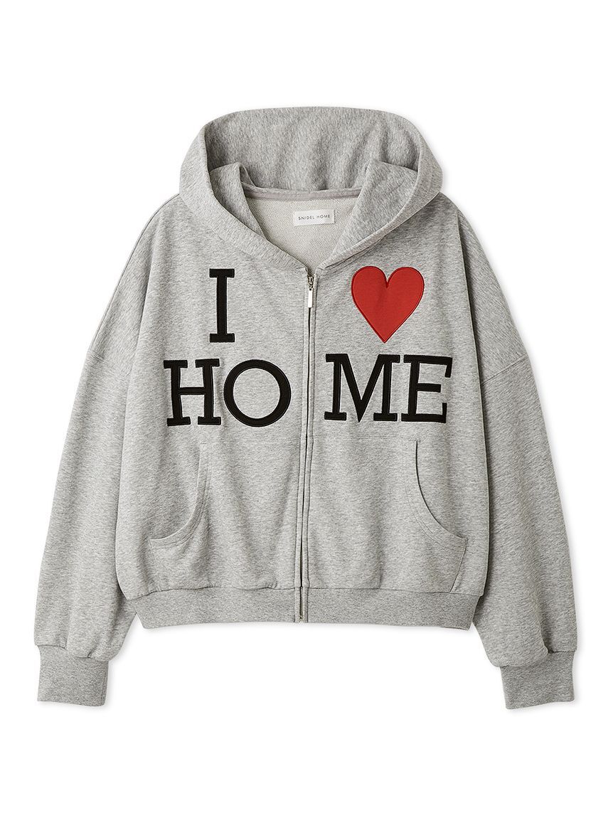 SNIDEL HOME「ロゴスウェットパーカー」|ルームウェア|