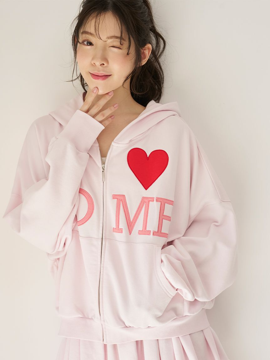 SNIDEL HOME「ロゴスウェットパーカー」|ルームウェア|