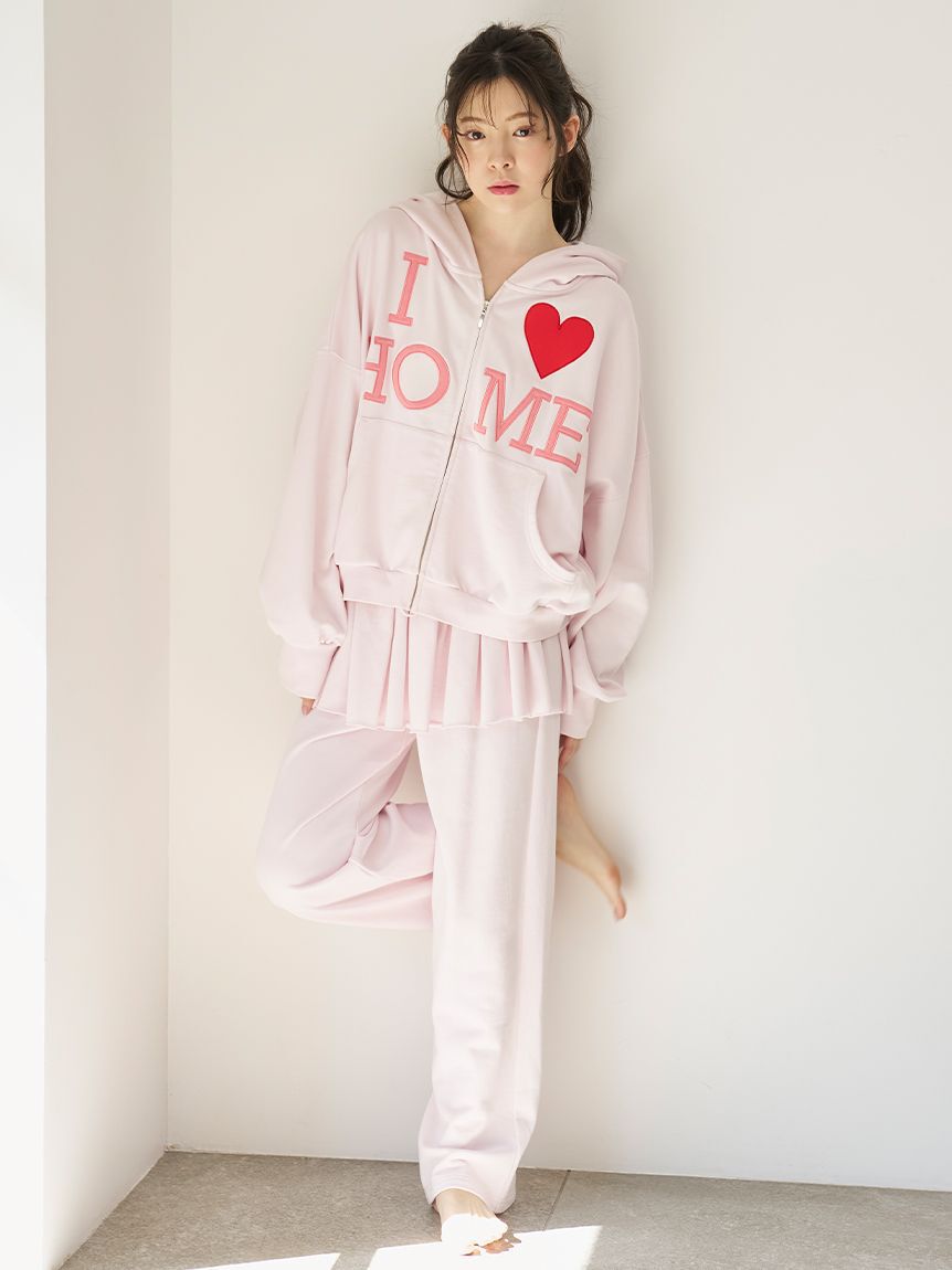 SNIDEL HOME「ロゴスウェットパーカー」|ルームウェア|