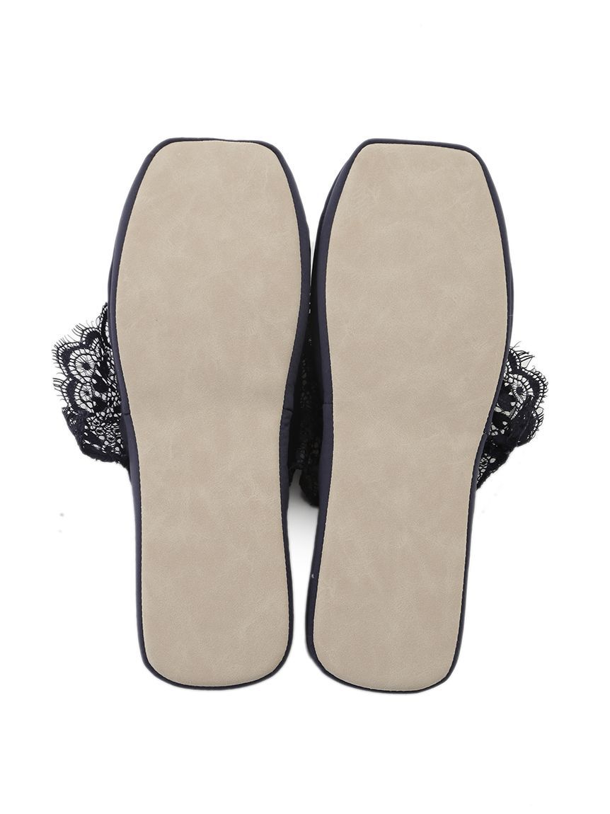 SNIDEL HOME「サテンレースルームシューズ」|ルームシューズ|