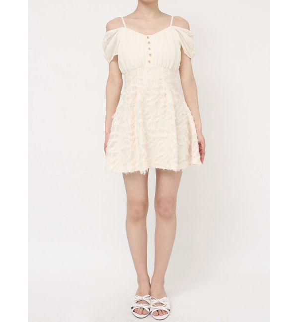 RESEXXY「ジャガードドッキングミニフレアワンピース」|ワンピース|