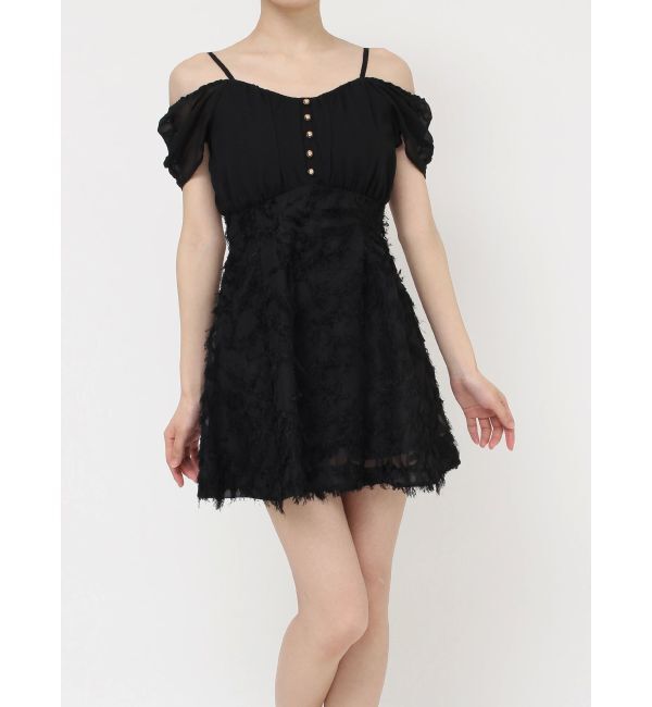 RESEXXY「ジャガードドッキングミニフレアワンピース」|ワンピース|