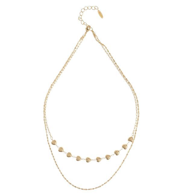 RESEXXY「ハートストーンチェーンネックレス」|ネックレス|