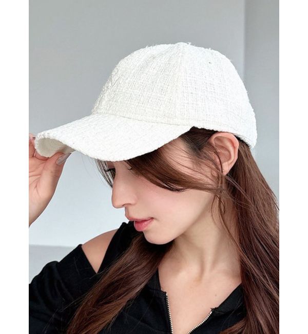 RESEXXY「【NEWERA】ツイードキャップ」|キャップ・キャスケット|ホワイト