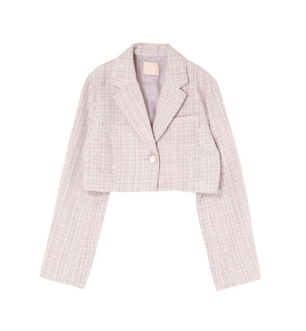 RESEXXY「ツイードクロップドジャケット【セットアップ着用可能】」|その他|