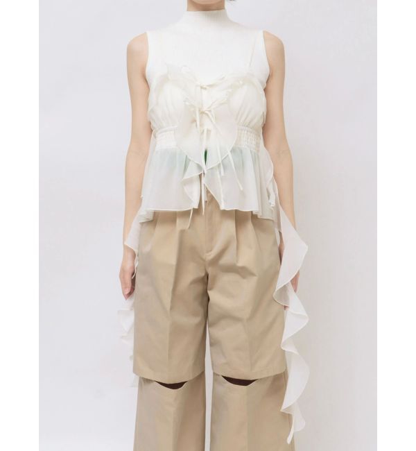 dazzlin「2WAYフルイドペプラムビスチェ」|キャミソール|