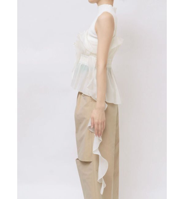 dazzlin「2WAYフルイドペプラムビスチェ」|キャミソール|